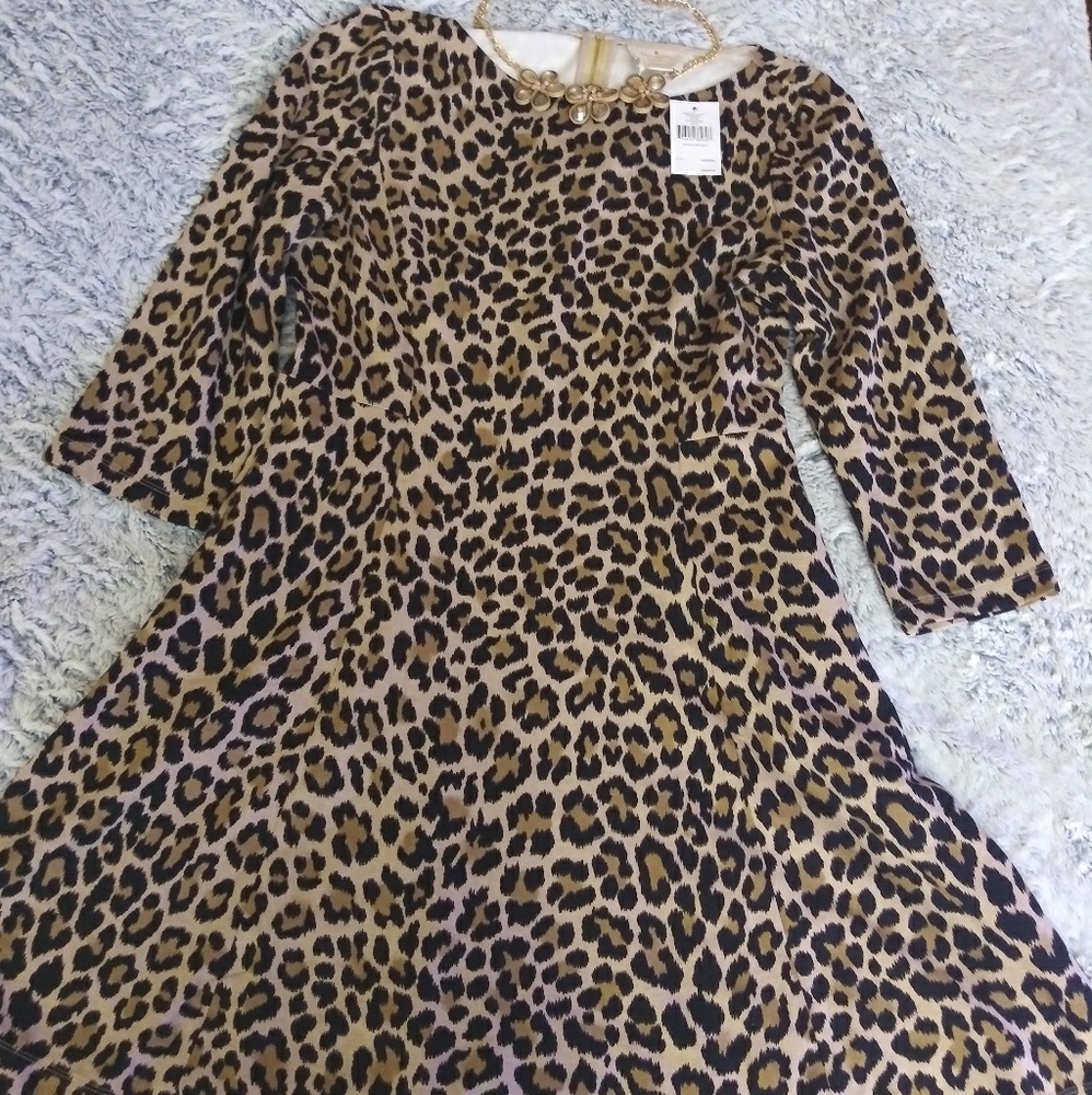 Kate spade leopard dress